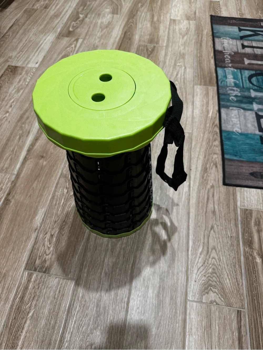 Collapsible Camping Stool – Retractable Portable Travel Seat (Never used)